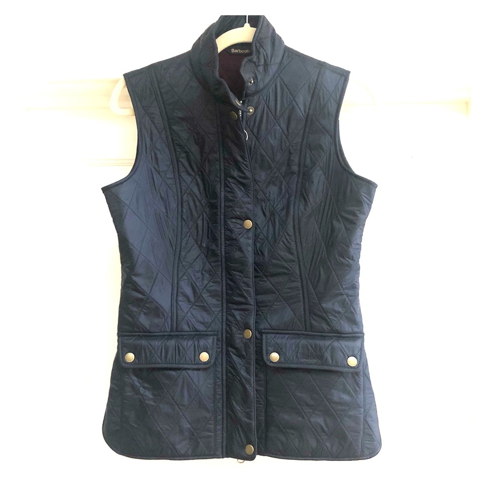 Barbour Wray Gilet Vest Navy US 4 / UK 8